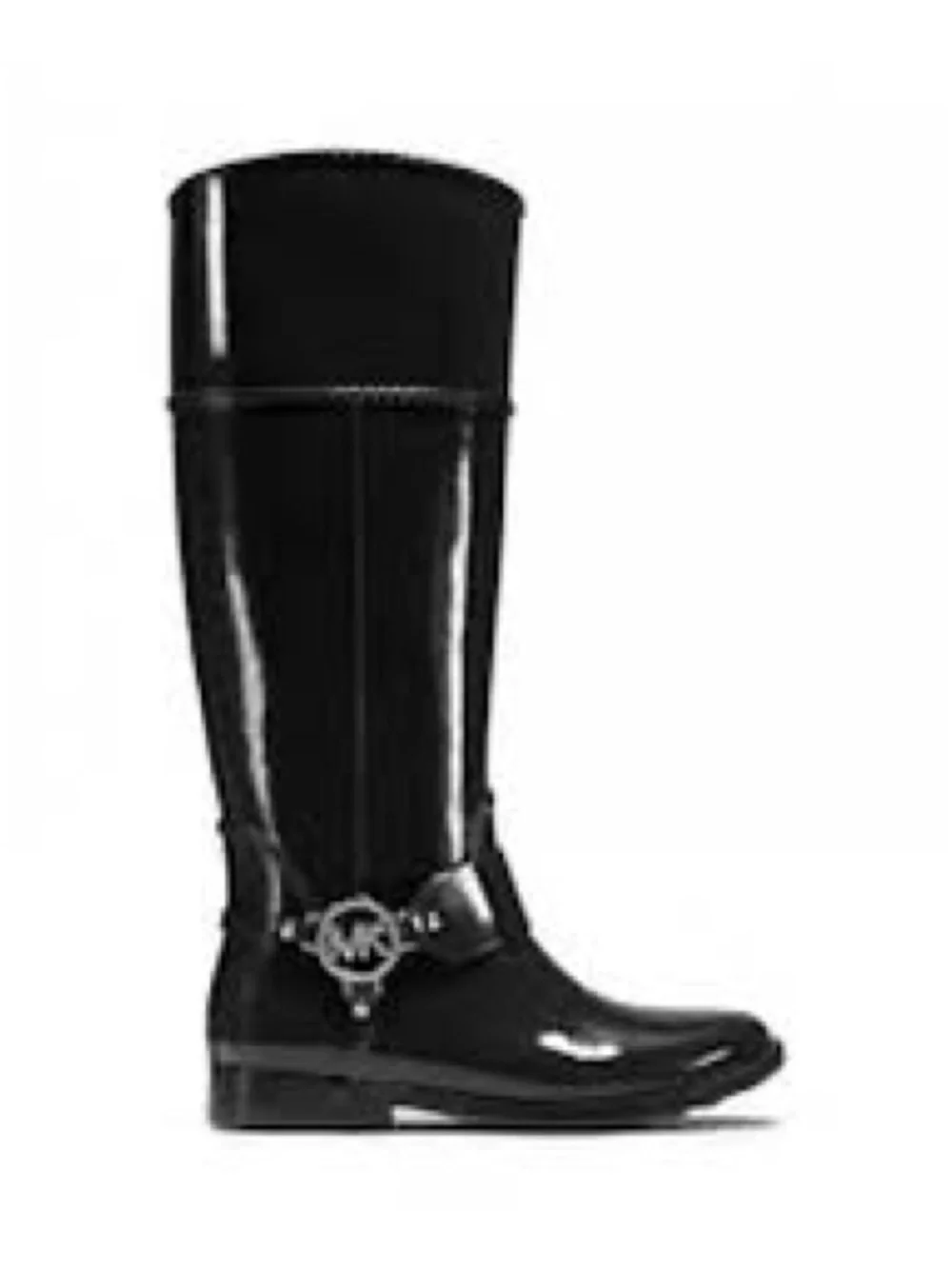 ‼️WOW‼️Michael Kors Glossy Black Tall Rain Boots♨️